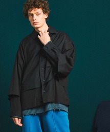 《ユニセックスアイテム》プライムオーバーレイヤリングシャツ 【MAISON SPECIAL/メゾンスペシャル】