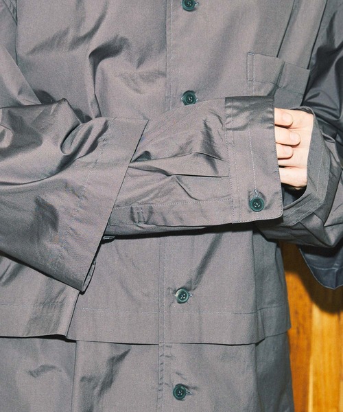 MAISON SPECIAL（メゾンスペシャル）の「《ユニセックスアイテム》プライムオーバーレイヤリングシャツ 【MAISON SPECIAL/メゾンスペシャル】（シャツ/ブラウス・メンズ・オフホワイト/ブラック/チャコールグレー・1/2）」の19枚目の写真