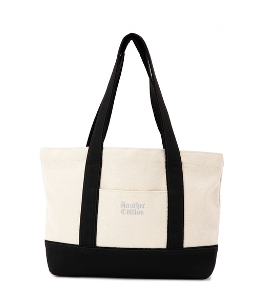 Another Edition（アナザーエディション）の「キャンバストートMサイズ/AEBC Canvas TOTE M（トートバッグ・レディース・ブラック/ネイビー/コバルトブルー/その他1・ﾌﾘ-）」の2枚目の写真