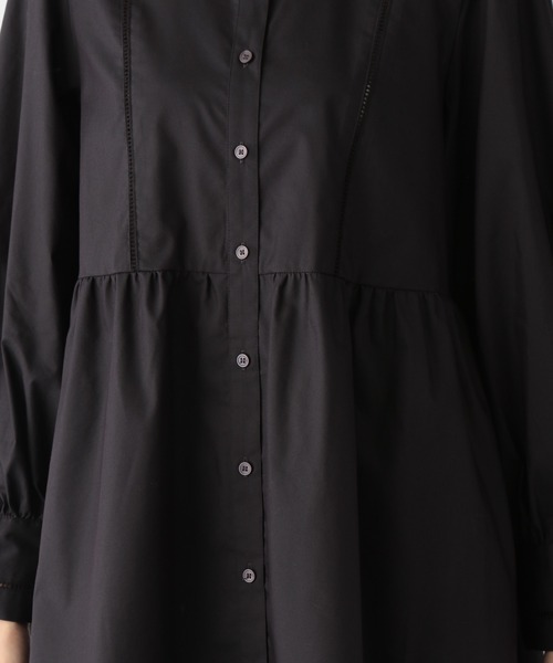 GLOBAL WORK(グローバルワーク)の「キリカエチュニック【MATINEE LINE】/215882(シャツ/ブラウス・レディース・ブラック/オフホワイト/ラベンダー・MEDIUM/LARGE)」の12枚目の写真