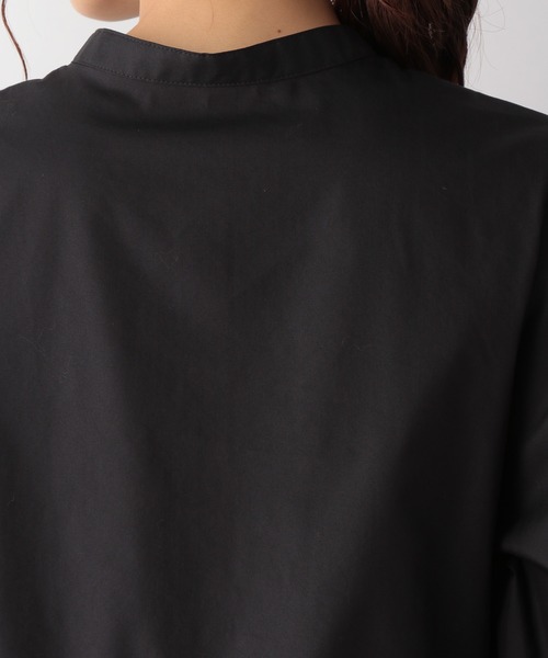 GLOBAL WORK(グローバルワーク)の「キリカエチュニック【MATINEE LINE】/215882(シャツ/ブラウス・レディース・ブラック/オフホワイト/ラベンダー・MEDIUM/LARGE)」の5枚目の写真