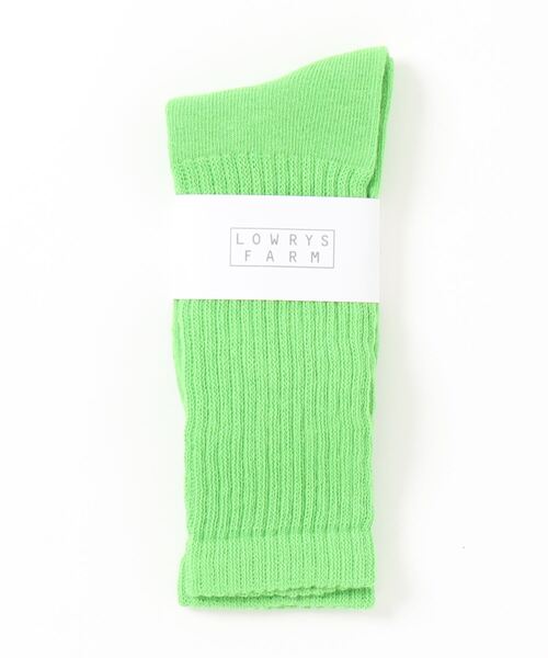 LOWRYS FARM（ローリーズファーム）の「カラールーズソックス　237012（ソックス/靴下・キッズ・グリーン/パープル/イエロー/オレンジ/ブルー・MEDIUM/LARGE）」の12枚目の写真
