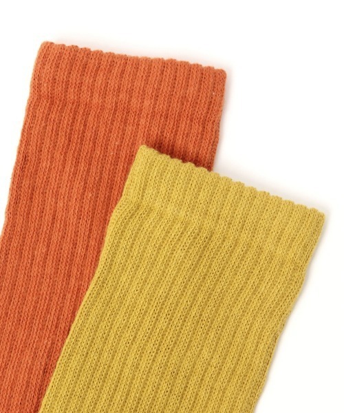 LOWRYS FARM（ローリーズファーム）の「カラールーズソックス　237012（ソックス/靴下・キッズ・グリーン/パープル/イエロー/オレンジ/ブルー・MEDIUM/LARGE）」の9枚目の写真