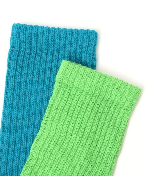 LOWRYS FARM（ローリーズファーム）の「カラールーズソックス　237012（ソックス/靴下・キッズ・グリーン/パープル/イエロー/オレンジ/ブルー・MEDIUM/LARGE）」の10枚目の写真