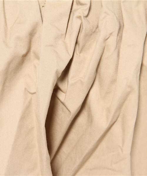 Kastane（カスタネ）の「【kastane】Wタックスカート（スカート・レディース・ブラック/ベージュ/カーキ・FREE）」の9枚目の写真