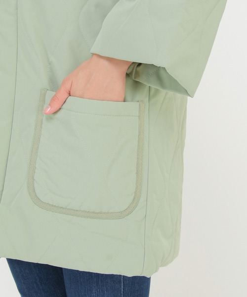 ikka(イッカ)の「TOASTY トースティ 半纏(はんてん)(その他アウター・レディース・チャコールグレー/オフホワイト/ミント・FREE)」の9枚目の写真