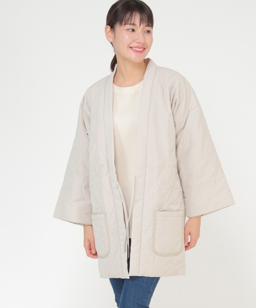 ikka(イッカ)の「TOASTY トースティ 半纏(はんてん)(その他アウター・レディース・チャコールグレー/オフホワイト/ミント・FREE)」の19枚目の写真