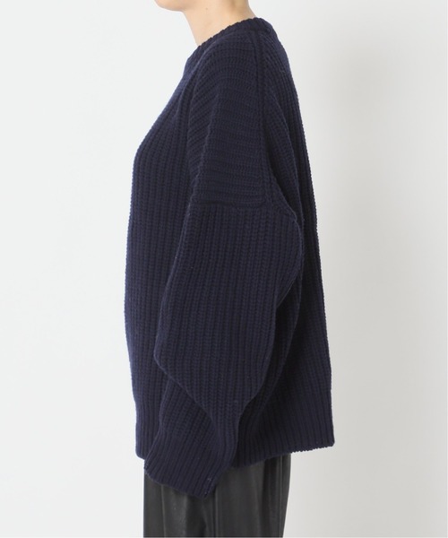 CITYSHOP(シティーショップ)の「AZE PULLOVER:ニット(ニット/セーター・レディース・グレー/カーキ/ネイビー・FREE)」の6枚目の写真