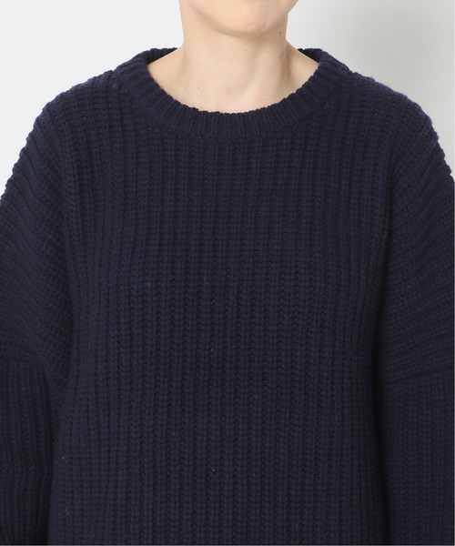 CITYSHOP(シティーショップ)の「AZE PULLOVER:ニット(ニット/セーター・レディース・グレー/カーキ/ネイビー・FREE)」の11枚目の写真