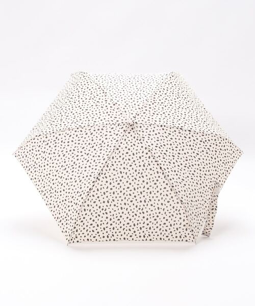 one after another NICE CLAUP（ワンアフターアナザーナイスクラップ）の「【雨天用/80％UVカット】トートバック付きレオパード折り畳み傘（折りたたみ傘・レディース・ホワイト/ベージュ・FREE）」の16枚目の写真