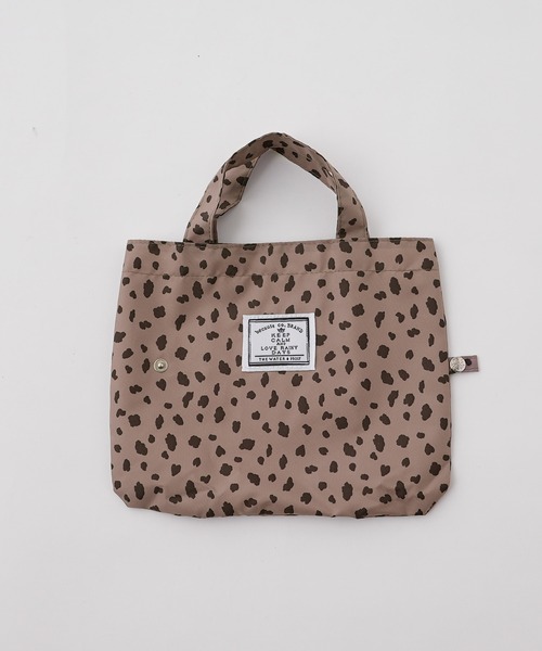 one after another NICE CLAUP（ワンアフターアナザーナイスクラップ）の「【雨天用/80％UVカット】トートバック付きレオパード折り畳み傘（折りたたみ傘・レディース・ホワイト/ベージュ・FREE）」の18枚目の写真