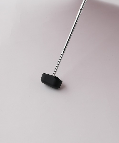 one after another NICE CLAUP（ワンアフターアナザーナイスクラップ）の「【雨天用/80％UVカット】トートバック付きレオパード折り畳み傘（折りたたみ傘・レディース・ホワイト/ベージュ・FREE）」の22枚目の写真