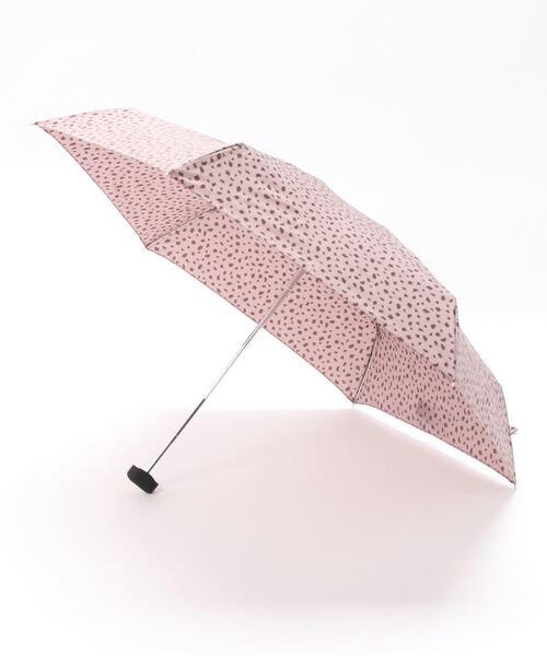 one after another NICE CLAUP（ワンアフターアナザーナイスクラップ）の「【雨天用/80％UVカット】トートバック付きレオパード折り畳み傘（折りたたみ傘・レディース・ホワイト/ベージュ・FREE）」の8枚目の写真