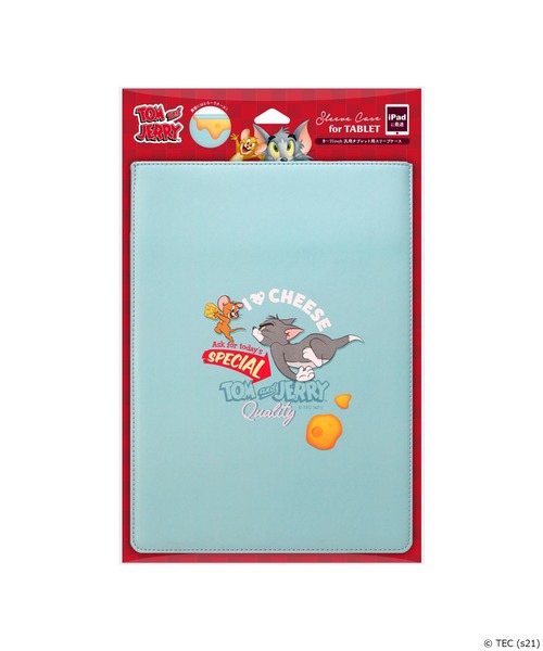 Tom&Jerry(トムアンドジェリー)の「【公式】トムとジェリー 8~11inch 汎用タブレット用スリープケース(PC・タブレットケース・レディース・ブラウン/イエロー・FREE)」の8枚目の写真