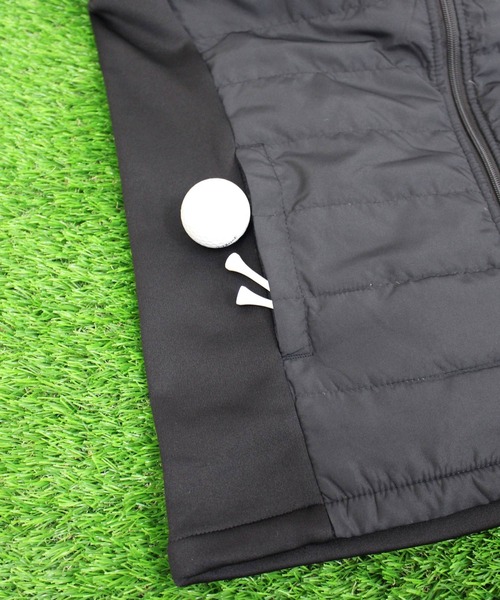 【セール】裏起毛シャギーボア ゴルフ フードダウンジャケット ゴルフウェア メンズ（ゴルフグッズ）｜TopIsm（トップイズム）