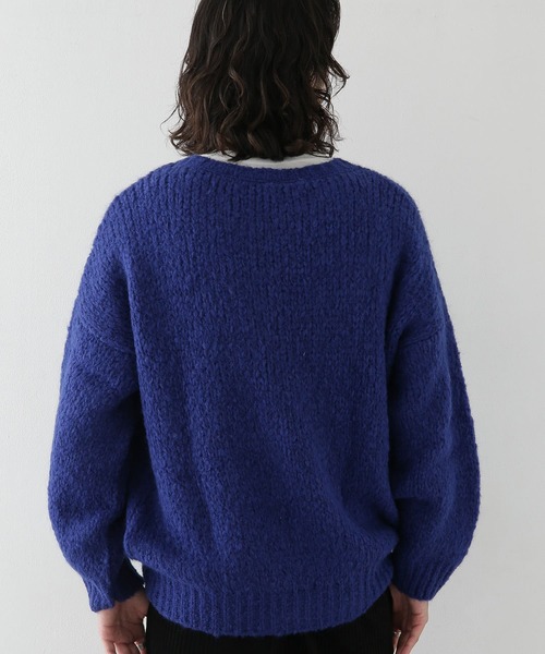 TRICOTS JEAN MARC（トリコットジーンマルク）の「【別注】TRICOTS JEAN MARC×Sonny Label　ローゲージプルオーバーニット（ニット/セーター・メンズ・ブラック/ライトグレー/ロイヤルブルー/イエロー・ONE）」の11枚目の写真