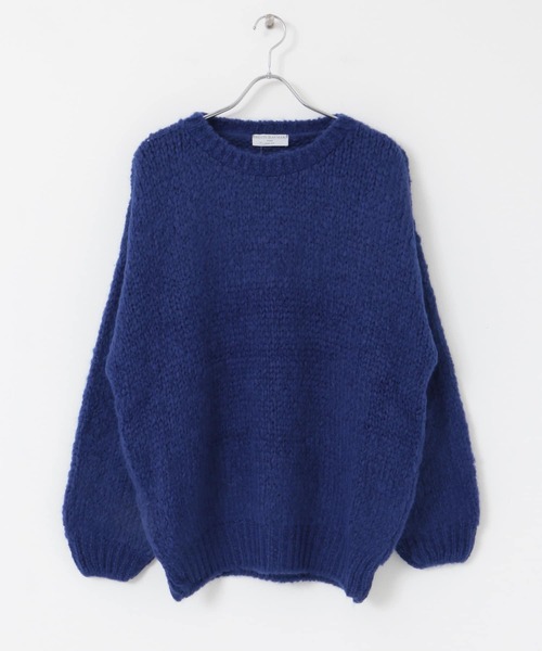 TRICOTS JEAN MARC（トリコットジーンマルク）の「【別注】TRICOTS JEAN MARC×Sonny Label　ローゲージプルオーバーニット（ニット/セーター・メンズ・ブラック/ライトグレー/ロイヤルブルー/イエロー・ONE）」の17枚目の写真