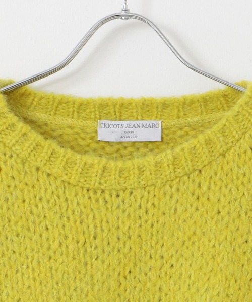 TRICOTS JEAN MARC（トリコットジーンマルク）の「【別注】TRICOTS JEAN MARC×Sonny Label　ローゲージプルオーバーニット（ニット/セーター・メンズ・ブラック/ライトグレー/ロイヤルブルー/イエロー・ONE）」の6枚目の写真