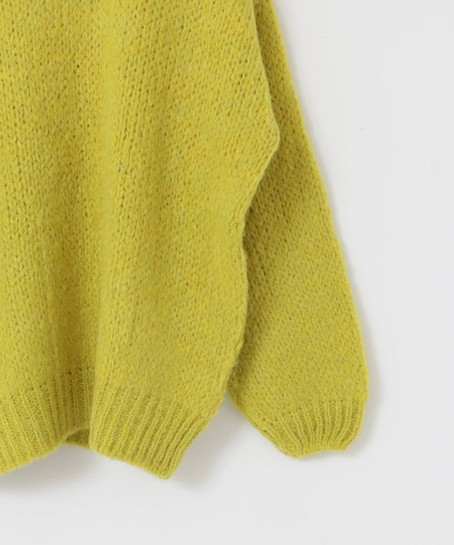 TRICOTS JEAN MARC（トリコットジーンマルク）の「【別注】TRICOTS JEAN MARC×Sonny Label　ローゲージプルオーバーニット（ニット/セーター・メンズ・ブラック/ライトグレー/ロイヤルブルー/イエロー・ONE）」の19枚目の写真