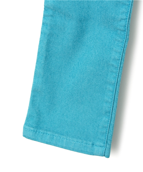 CHUBBYGANG（チャビーギャング）の「ロゴ刺繍　ストレッチツイルカラーパンツ（その他パンツ・キッズ・イエロー/ホワイト/エメラルド/ピンク・120/130/110/100）」の11枚目の写真