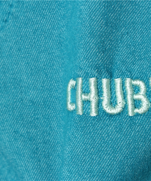 CHUBBYGANG（チャビーギャング）の「ロゴ刺繍　ストレッチツイルカラーパンツ（その他パンツ・キッズ・イエロー/ホワイト/エメラルド/ピンク・120/130/110/100）」の13枚目の写真