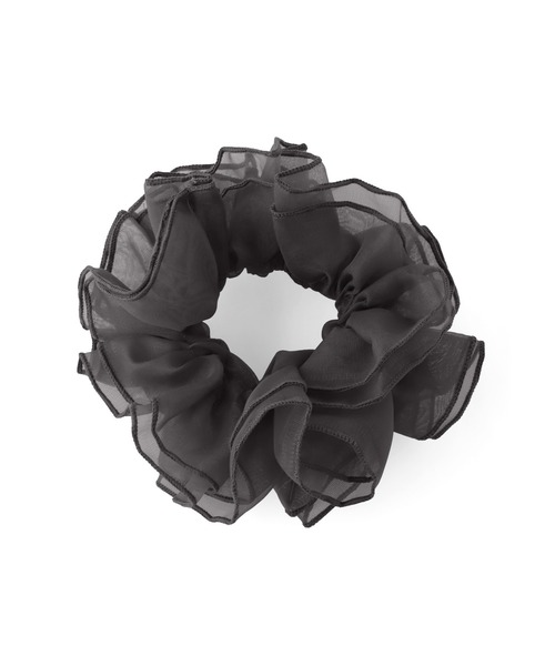 ANEMONE（アネモネ）の「オーガンジー×パイピングシュシュ（シュシュ・レディース・ネイビー/オレンジ/マスタード/ベージュ/グレー/ブラウン/モカ・FREE）」の13枚目の写真