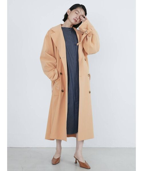 COTORICA（コトリカ）の「【THE DAYZ TOKYO】ボリュームスリーブデニムワンピース（ワンピース・レディース・ブラック/ネイビー・SMALL/MEDIUM）」の5枚目の写真