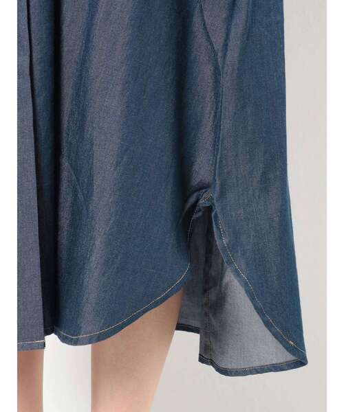 COTORICA（コトリカ）の「【THE DAYZ TOKYO】ボリュームスリーブデニムワンピース（ワンピース・レディース・ブラック/ネイビー・SMALL/MEDIUM）」の9枚目の写真