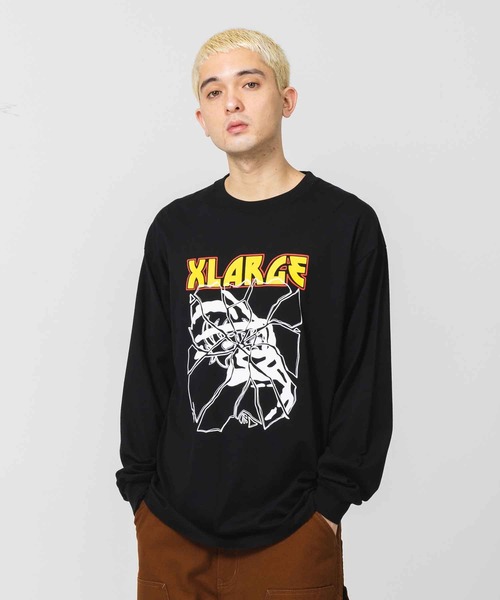 XLARGE（エクストララージ）の「ROCK AND ROLL L/S TEE（Tシャツ/カットソー・メンズ・ホワイト/ブラック/ネイビー・S/M/L/XL）」の4枚目の写真