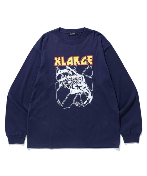 XLARGE（エクストララージ）の「ROCK AND ROLL L/S TEE（Tシャツ/カットソー・メンズ・ホワイト/ブラック/ネイビー・S/M/L/XL）」の7枚目の写真