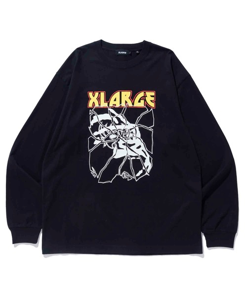 XLARGE（エクストララージ）の「ROCK AND ROLL L/S TEE（Tシャツ/カットソー・メンズ・ホワイト/ブラック/ネイビー・S/M/L/XL）」の14枚目の写真