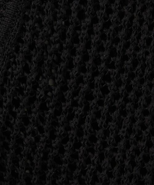 CITEN（シテン）の「＜CITEN（シテン）＞メッシュルーズ ニット（ニット/セーター・レディース・ブラック/ナチュラル・FREE）」の15枚目の写真