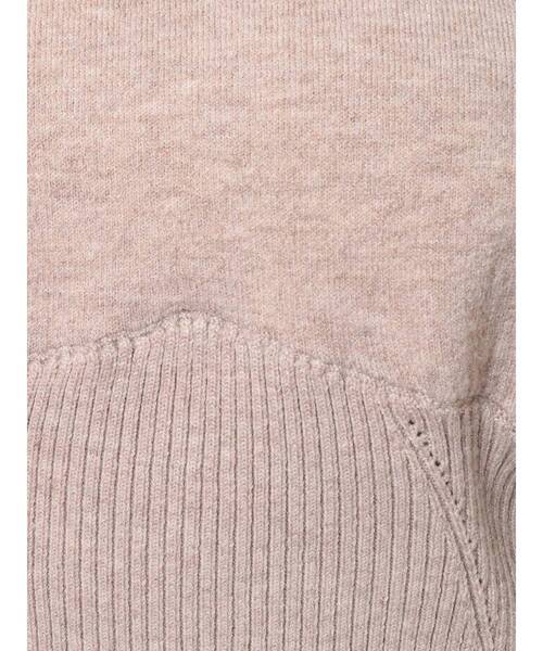 MERCURYDUO（マーキュリーデュオ）の「ドルマンスリーブクロップドニット（ニット/セーター・レディース・ベージュ/オフホワイト・FREE）」の14枚目の写真