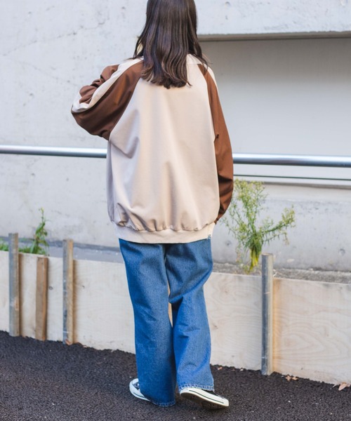 WEGO（ウィゴー）の「WEGO/ライントラックジャケット（ジャージ・メンズ・ネイビー/ベージュ・LARGE/MEDIUM）」の11枚目の写真