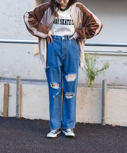 WEGO（ウィゴー）の「WEGO/ライントラックジャケット（ジャージ・メンズ・ネイビー/ベージュ・LARGE/MEDIUM）」の13枚目の写真