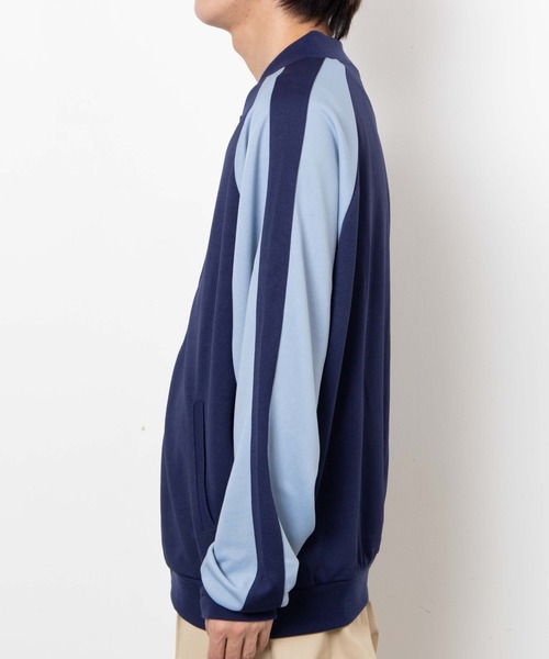 WEGO（ウィゴー）の「WEGO/ライントラックジャケット（ジャージ・メンズ・ネイビー/ベージュ・LARGE/MEDIUM）」の18枚目の写真