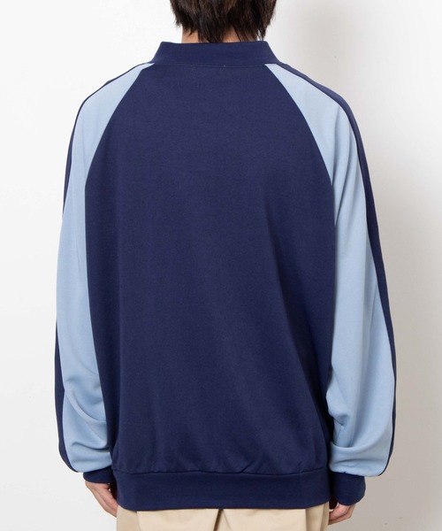 WEGO（ウィゴー）の「WEGO/ライントラックジャケット（ジャージ・メンズ・ネイビー/ベージュ・LARGE/MEDIUM）」の19枚目の写真