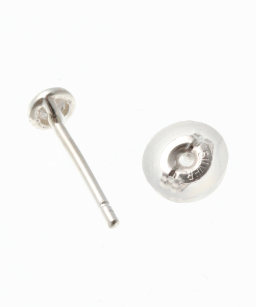 SLOBE IENA（スローブイエナ）の「SLOBE IENA 1mm Diamondピアス◆（ピアス（両耳用）・レディース・シルバー・FREE）」の3枚目の写真