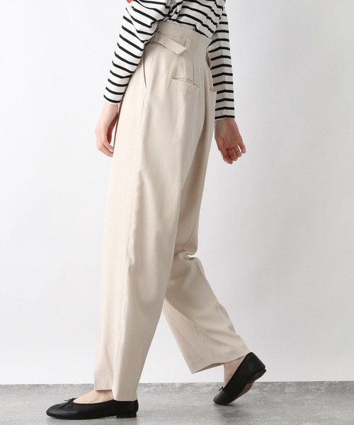 A part by(アパートバイ)の「RyPoタックワイドパンツ 264373(その他パンツ・レディース・チャコールグレー/ベージュ/アイボリー・FREE)」の19枚目の写真