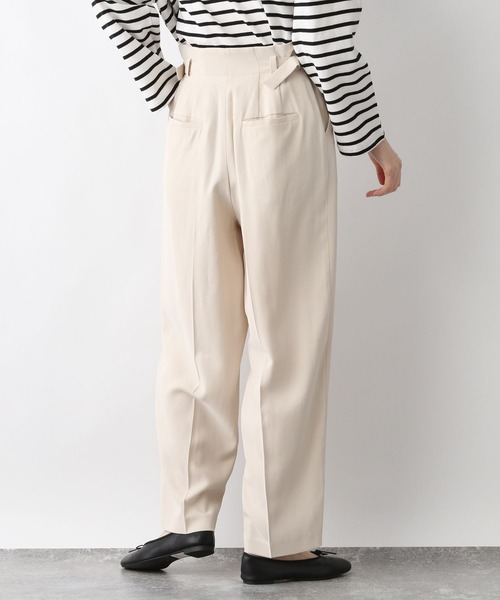 A part by(アパートバイ)の「RyPoタックワイドパンツ 264373(その他パンツ・レディース・チャコールグレー/ベージュ/アイボリー・FREE)」の22枚目の写真