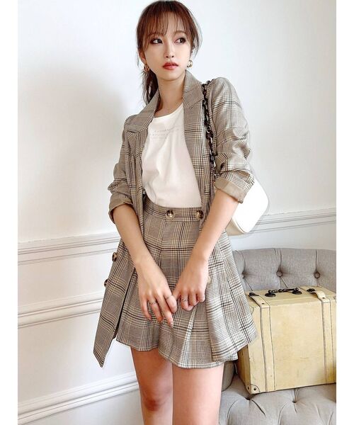 RESEXXY（リゼクシー）の「テーラードミディジャケット【セットアップ着用可能】（テーラードジャケット・レディース・ベージュ/ミント/その他1・FREE）」の12枚目の写真