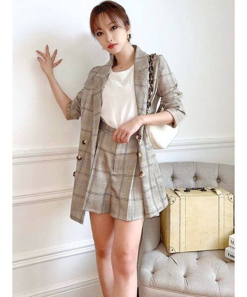 RESEXXY（リゼクシー）の「テーラードミディジャケット【セットアップ着用可能】（テーラードジャケット・レディース・ベージュ/ミント/その他1・FREE）」の13枚目の写真