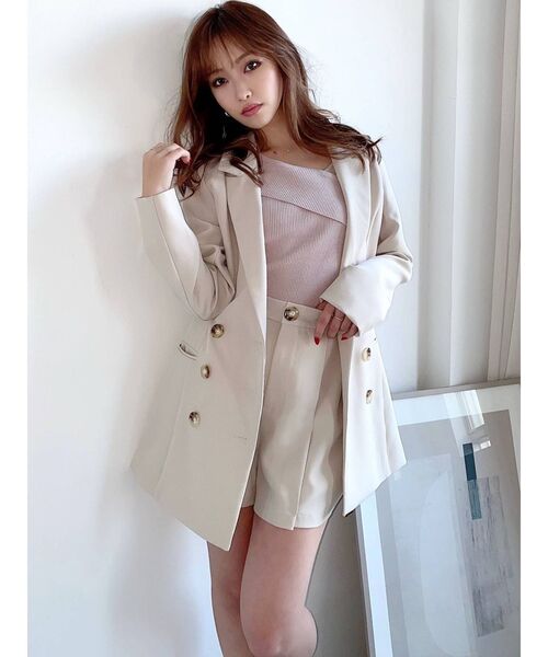 RESEXXY（リゼクシー）の「テーラードミディジャケット【セットアップ着用可能】（テーラードジャケット・レディース・ベージュ/ミント/その他1・FREE）」の15枚目の写真