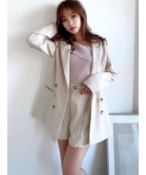 RESEXXY（リゼクシー）の「テーラードミディジャケット【セットアップ着用可能】（テーラードジャケット・レディース・ベージュ/ミント/その他1・FREE）」の16枚目の写真