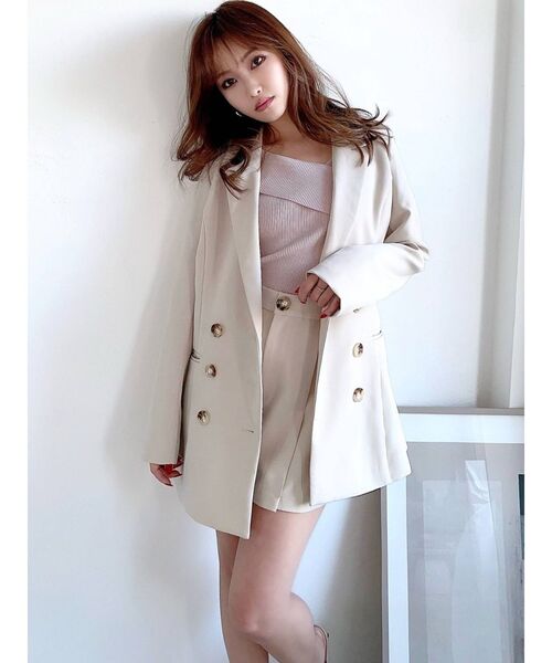 RESEXXY（リゼクシー）の「テーラードミディジャケット【セットアップ着用可能】（テーラードジャケット・レディース・ベージュ/ミント/その他1・FREE）」の17枚目の写真