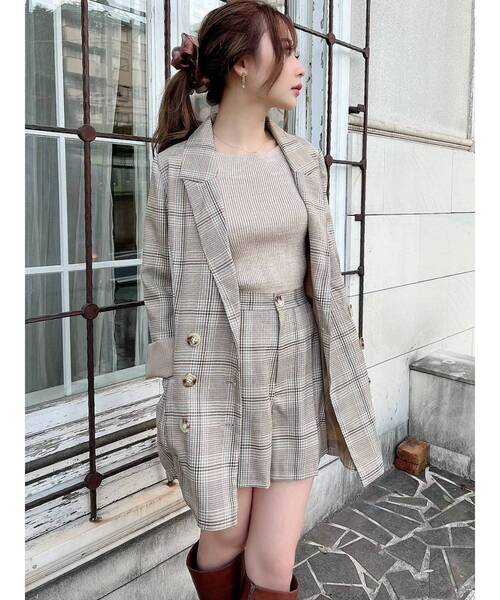 RESEXXY（リゼクシー）の「テーラードミディジャケット【セットアップ着用可能】（テーラードジャケット・レディース・ベージュ/ミント/その他1・FREE）」の21枚目の写真