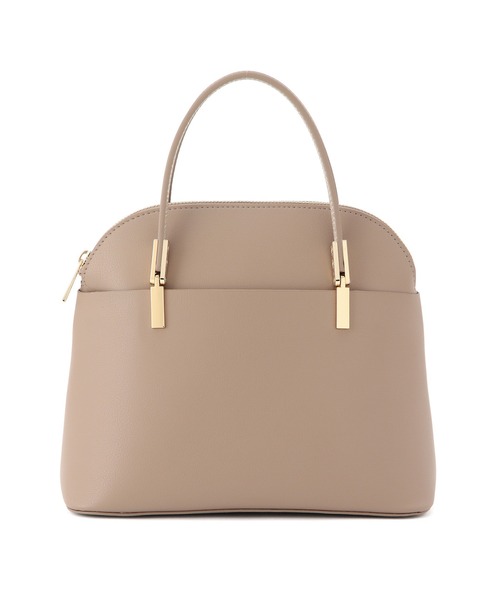 ROPE' PICNIC（ロペピクニック）の「【軽量】レクタンメタルミドルラウンドボストン＆ショルダーバッグ（ショルダーバッグ・レディース・ライトグレー/ブラック/ベージュ・FREE）」の6枚目の写真