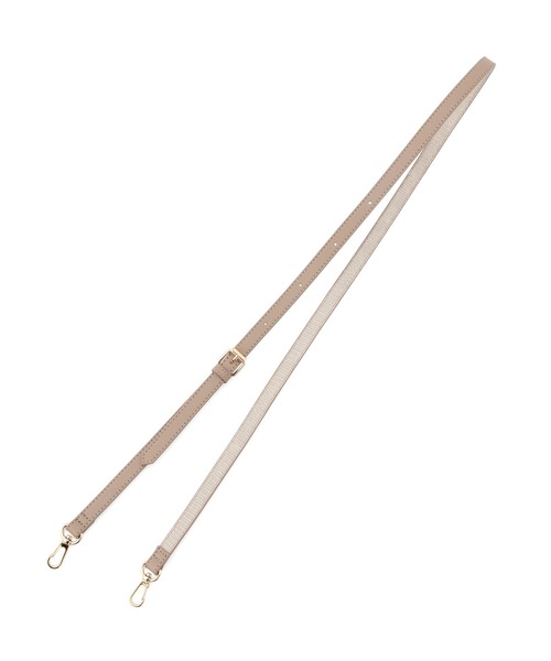 ROPE' PICNIC（ロペピクニック）の「【軽量】レクタンメタルミドルラウンドボストン＆ショルダーバッグ（ショルダーバッグ・レディース・ライトグレー/ブラック/ベージュ・FREE）」の15枚目の写真