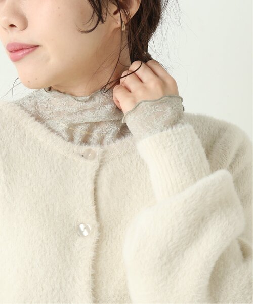 RAY CASSIN（レイカズン）の「フラワーレースメロープルオーバー（その他トップス・レディース・カーキ/スミクロ/キナリ・FREE）」の3枚目の写真