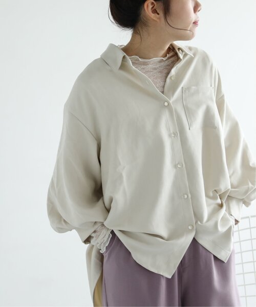 RAY CASSIN（レイカズン）の「フラワーレースメロープルオーバー（その他トップス・レディース・カーキ/スミクロ/キナリ・FREE）」の6枚目の写真